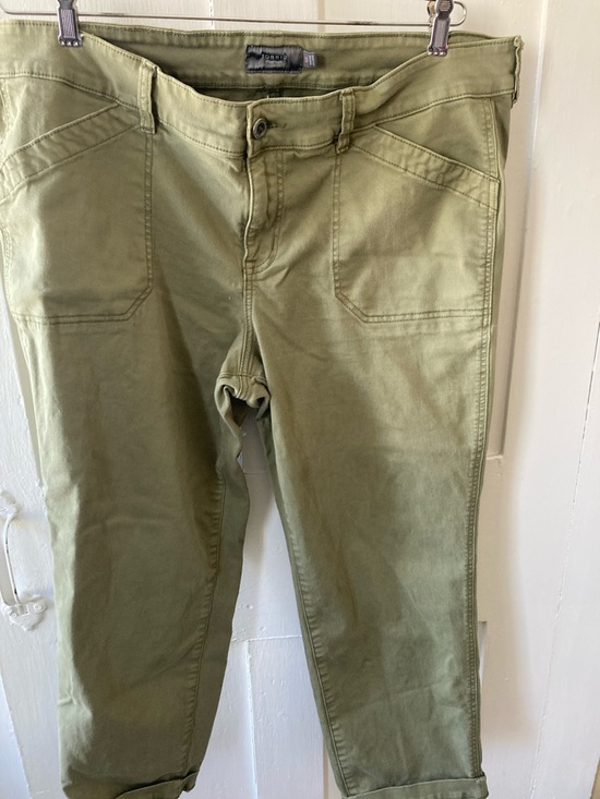 torrid Pants - torrid Olive-Green Straight Leg Utility Pants